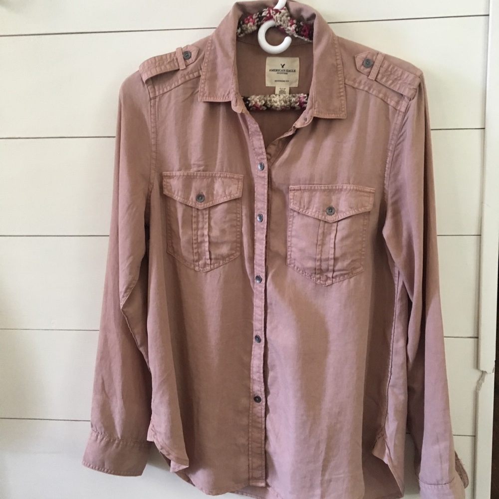 American eagle button down long sleeve